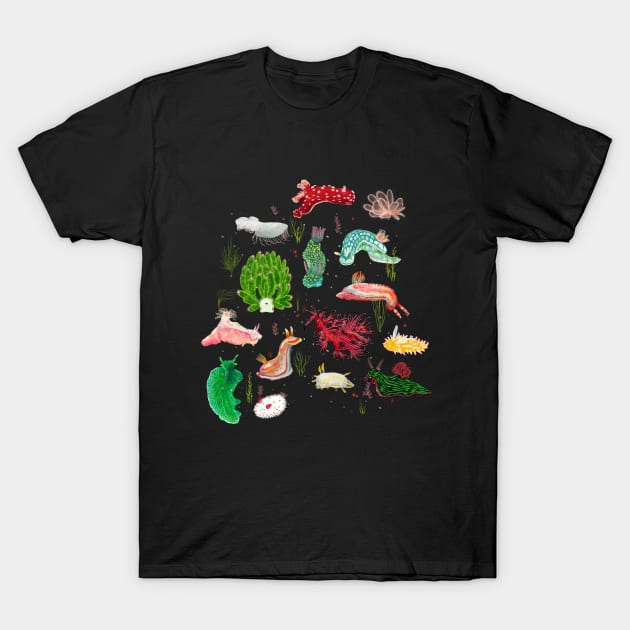 Nudibranch T-Shirt by katherinequinnillustration